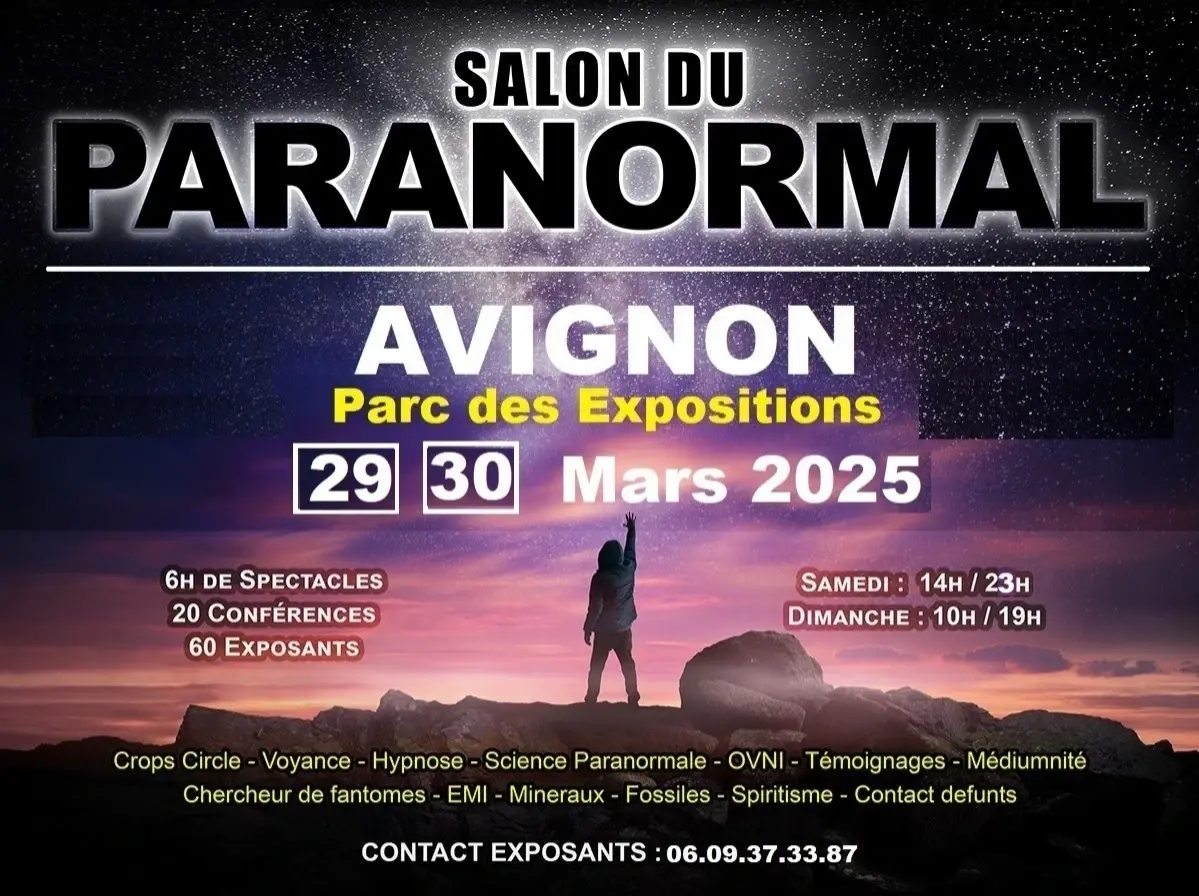 Salon paranormal d avignon 29 3 2025 au 30 3 2025